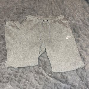 gray Nike sweatpants